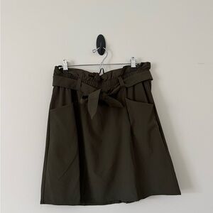 Mondetta Dark Olive A-Line Skirt